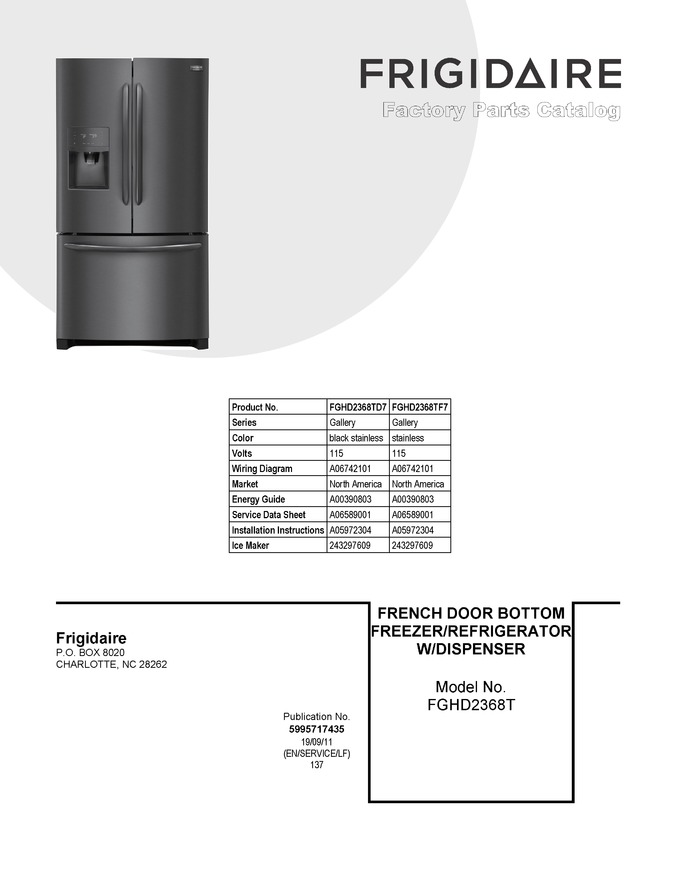 Diagram for FGHD2368TD7