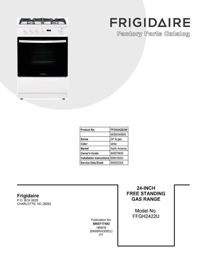 Diagram for FFGH2422UW