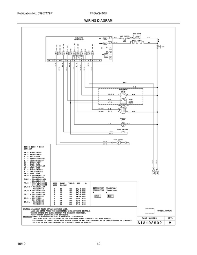 Diagram for FFGW2416UWA