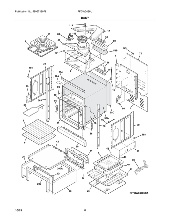 Diagram for FFGW2426UWA