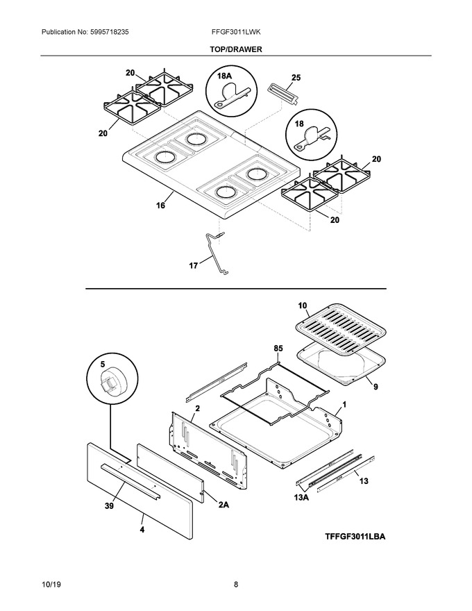 Diagram for FFGF3011LWK