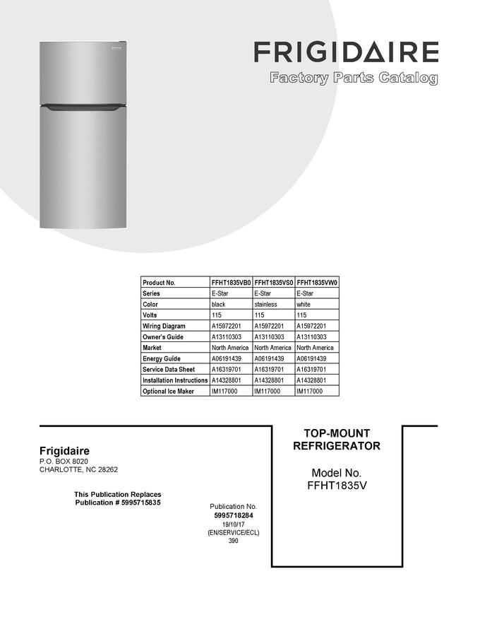 Diagram for FFHT1835VW0