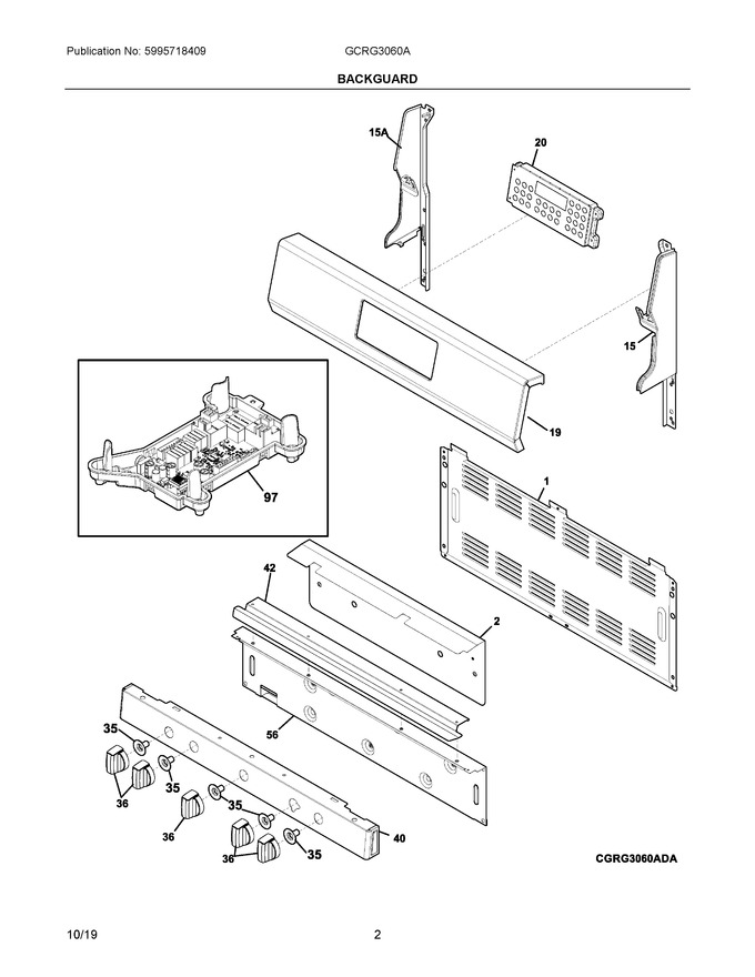 Diagram for GCRG3060ADA