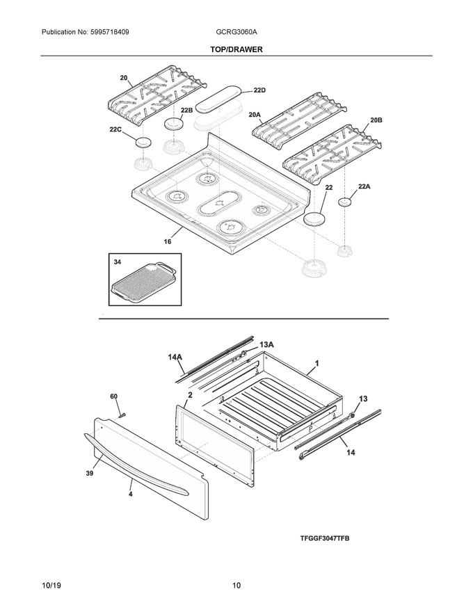 Diagram for GCRG3060AFA