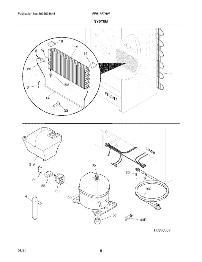 Diagram for FFH17F7HWG
