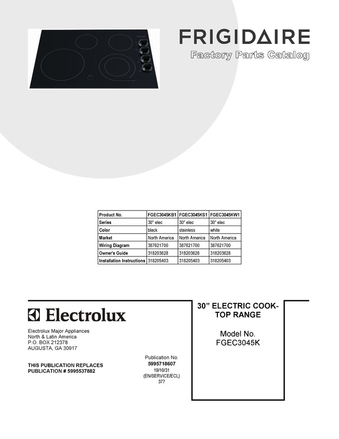 Diagram for FGEC3045KS1