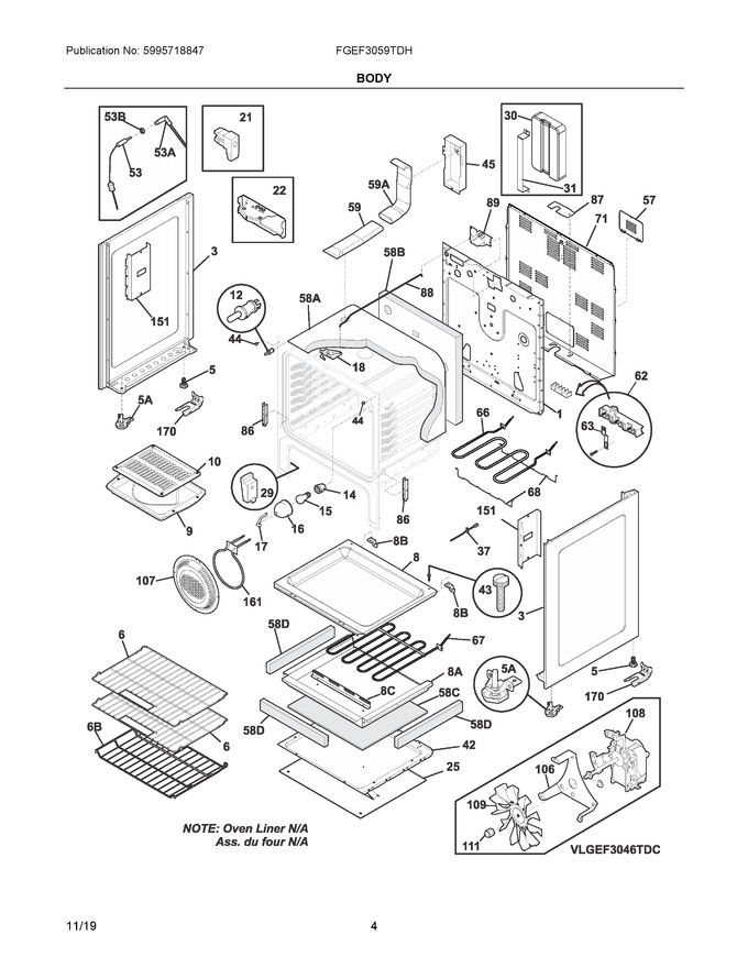 Diagram for FGEF3059TDH