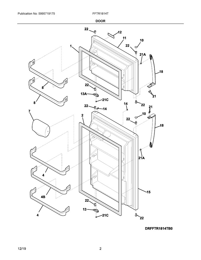 Diagram for FFTR1814TWF