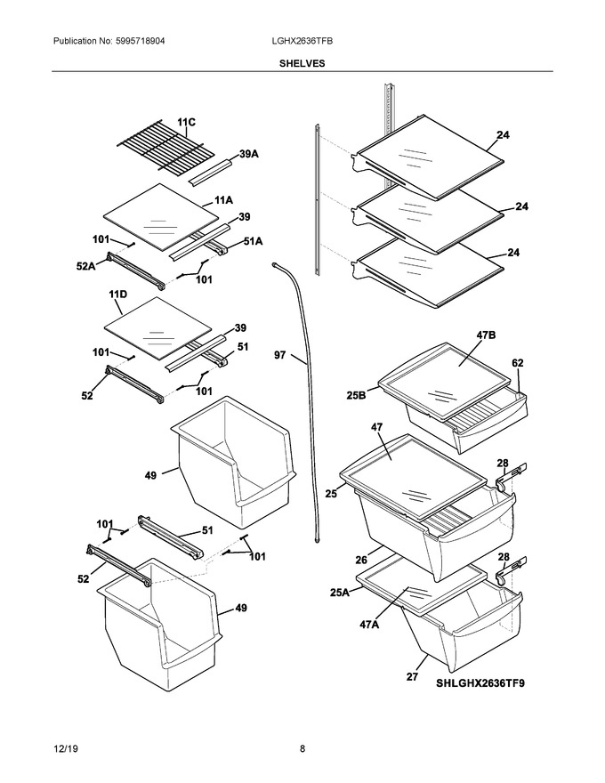 Diagram for LGHX2636TFB