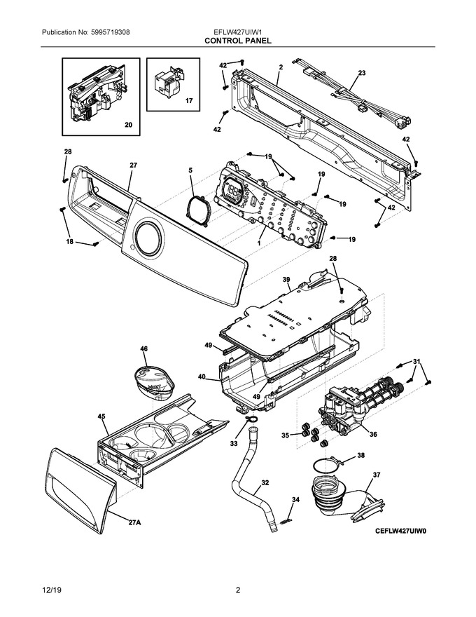 Diagram for EFLW427UIW1