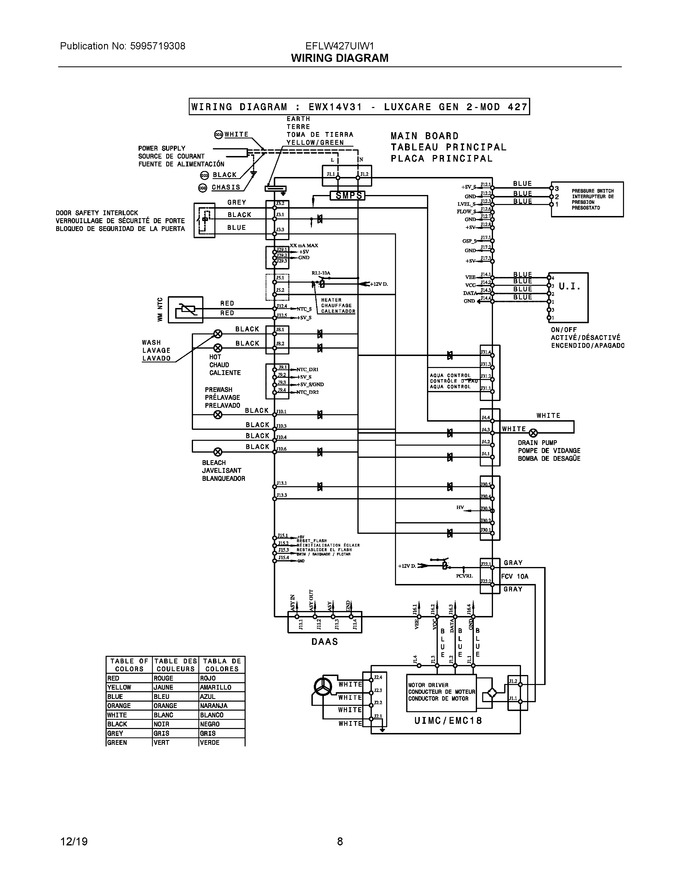 Diagram for EFLW427UIW1