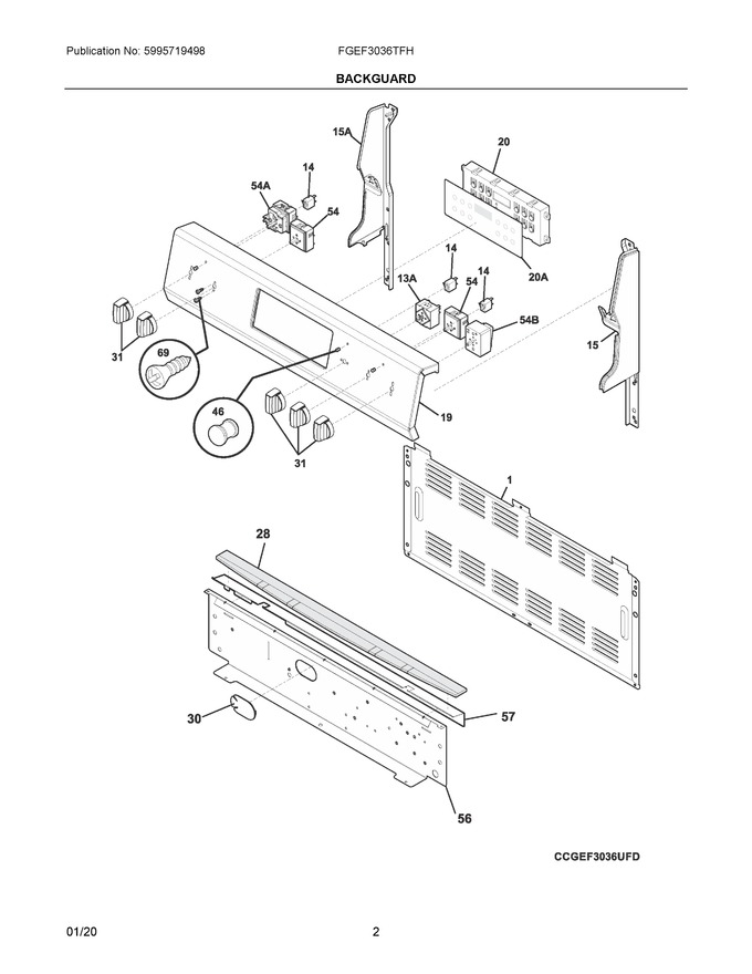 Diagram for FGEF3036TFH