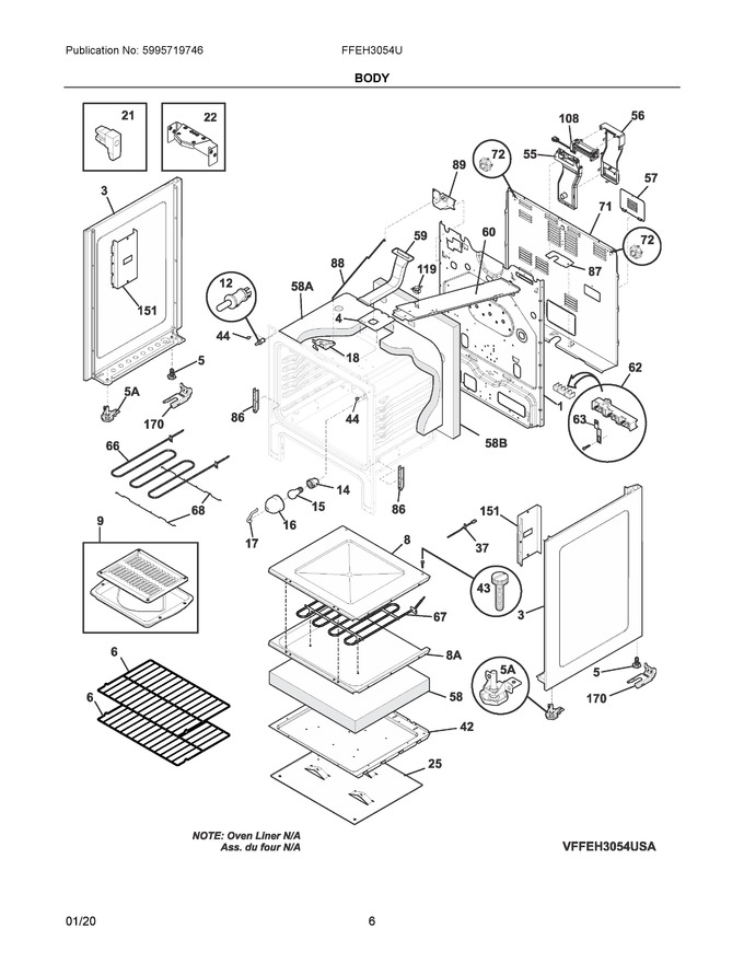 Diagram for FFEH3054UWA