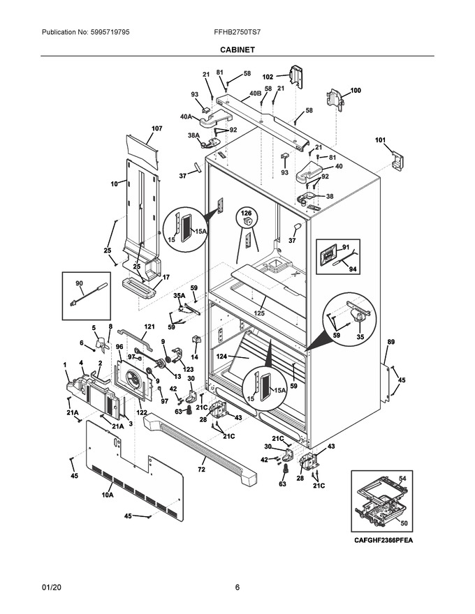 Diagram for FFHB2750TS7