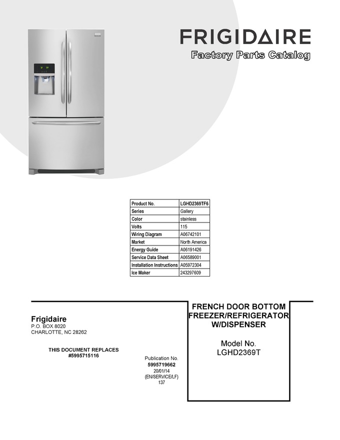 Diagram for LGHD2369TF6