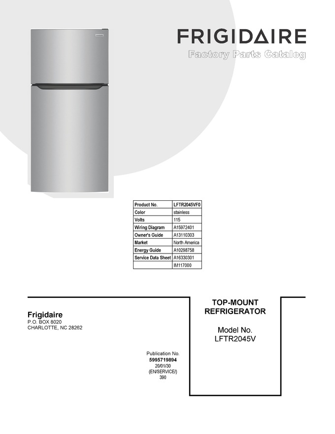 Diagram for LFTR2045VF0