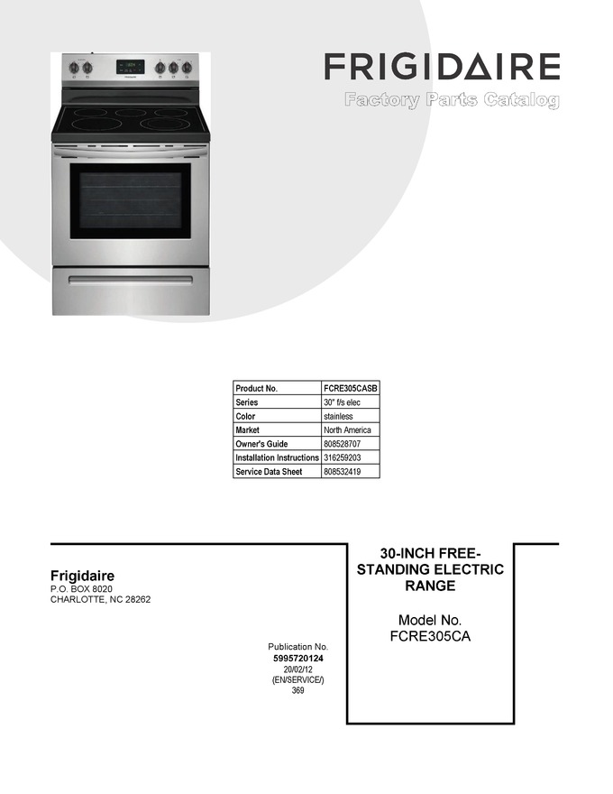 Diagram for FCRE305CASB