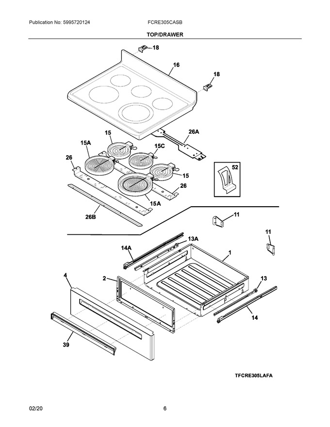Diagram for FCRE305CASB