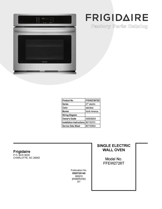 Diagram for FFEW2726TSD