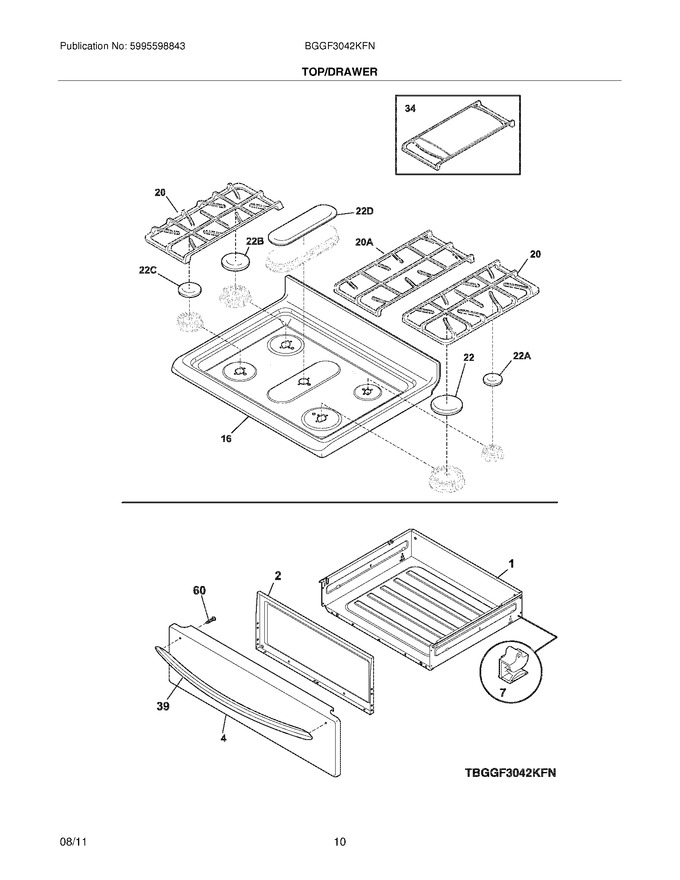 Diagram for BGGF3042KFN