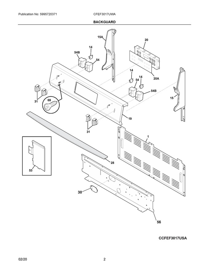 Diagram for CFEF3017UWA