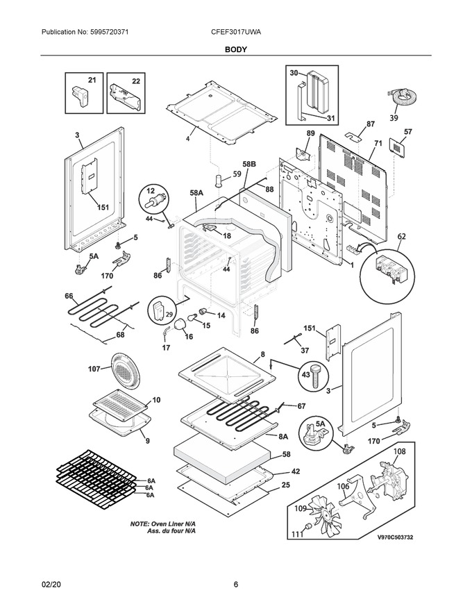 Diagram for CFEF3017UWA