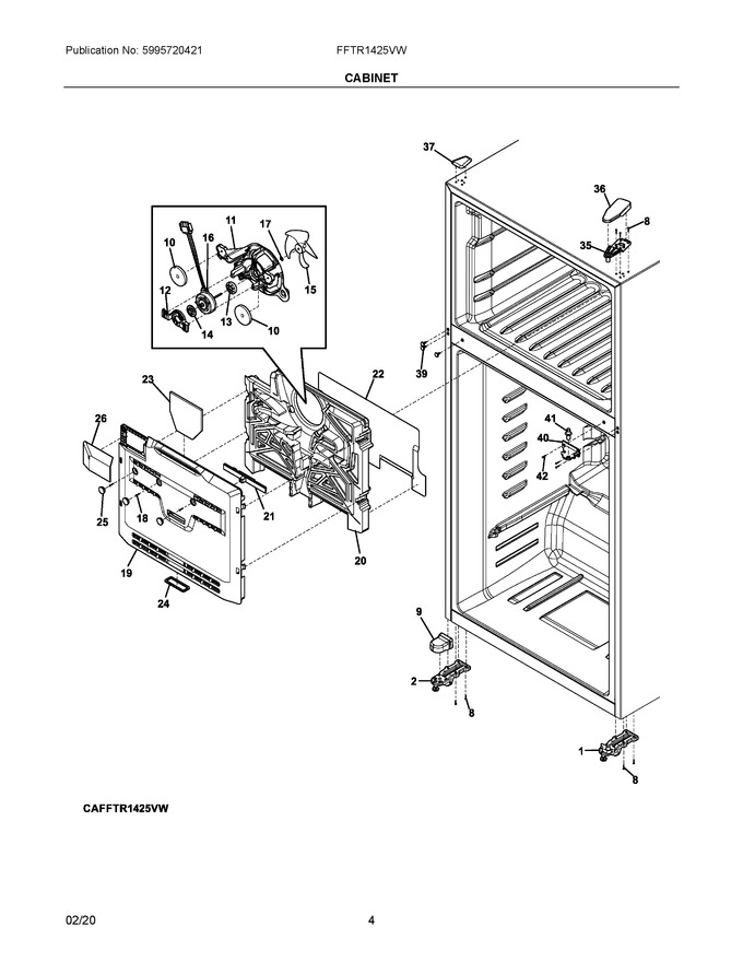 Diagram for FFTR1425VW