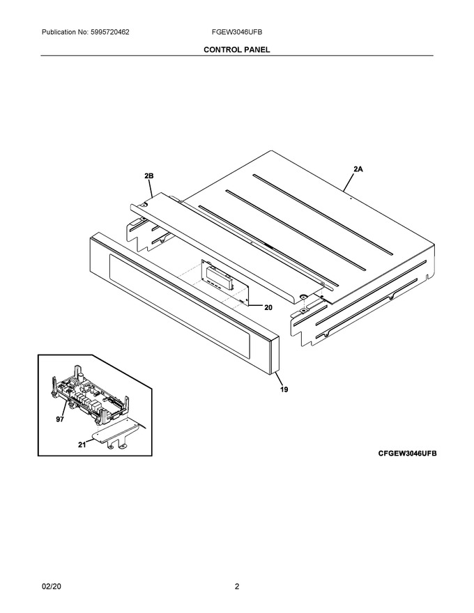 Diagram for FGEW3046UFB