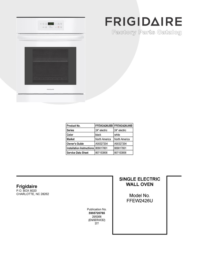 Diagram for FFEW2426UBB