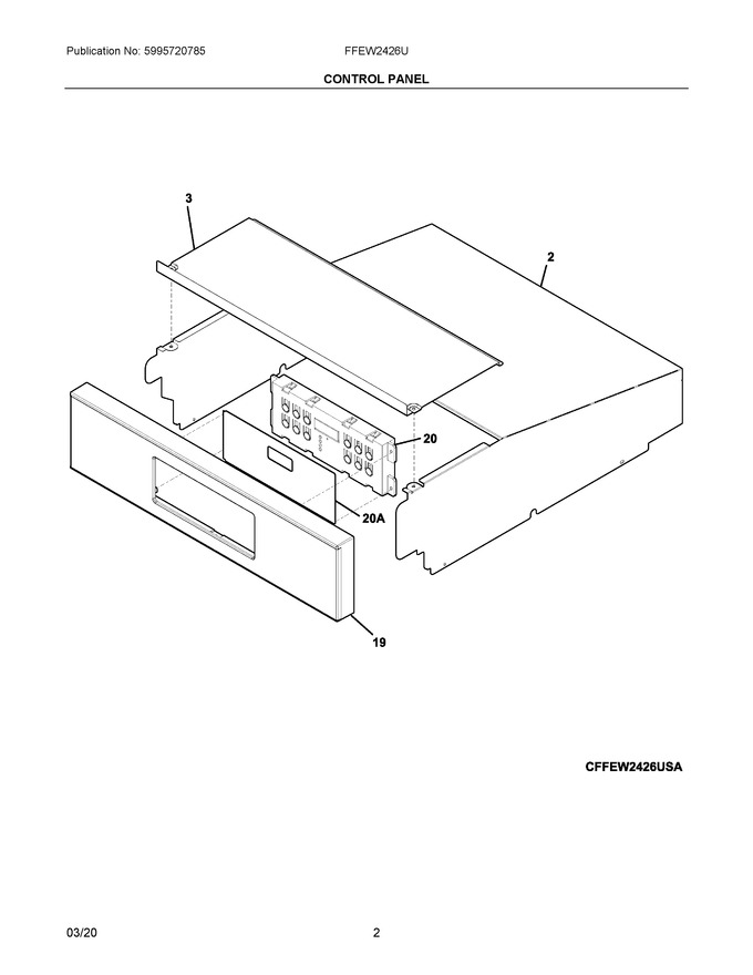 Diagram for FFEW2426UWB