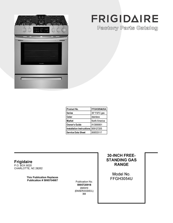 Diagram for FFGH3054USA