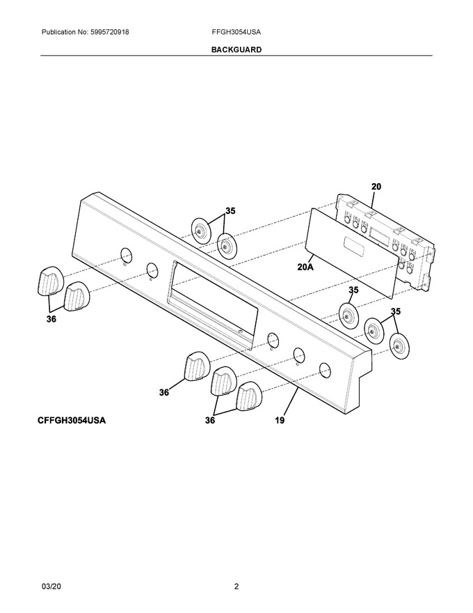 Diagram for FFGH3054USA