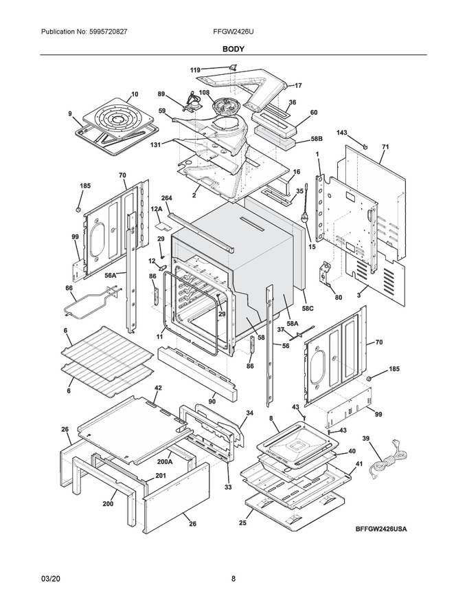Diagram for FFGW2426UBB