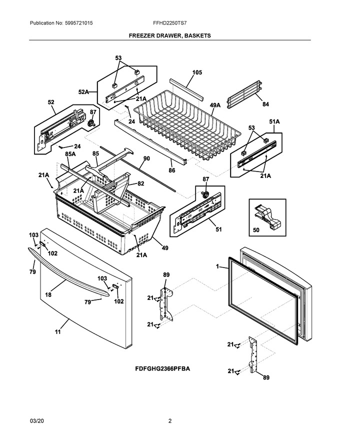 Diagram for FFHD2250TS7