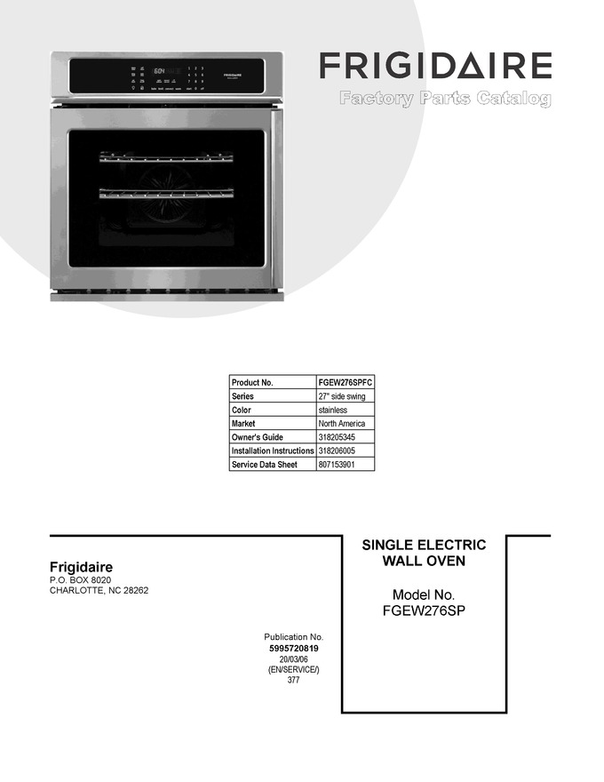Diagram for FGEW276SPFC