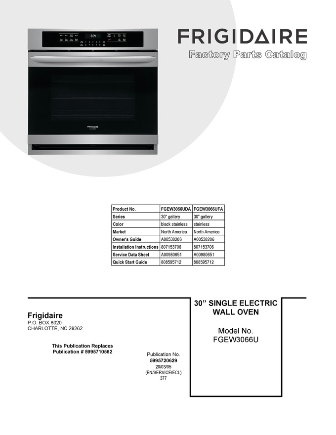 Diagram for FGEW3066UFA