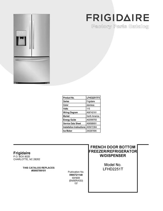 Diagram for LFHD2251TF5