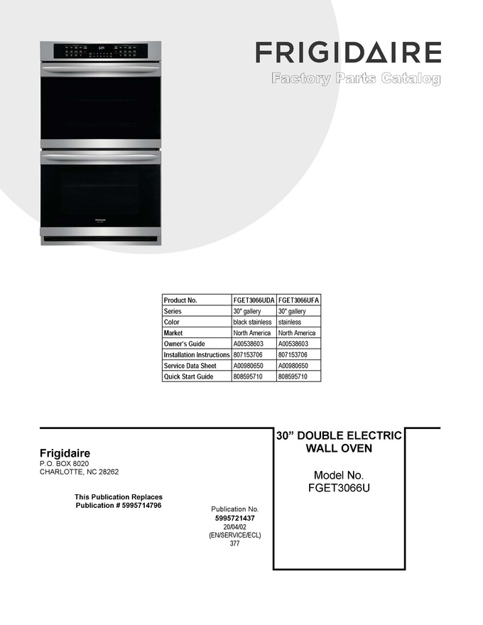 Diagram for FGET3066UDA