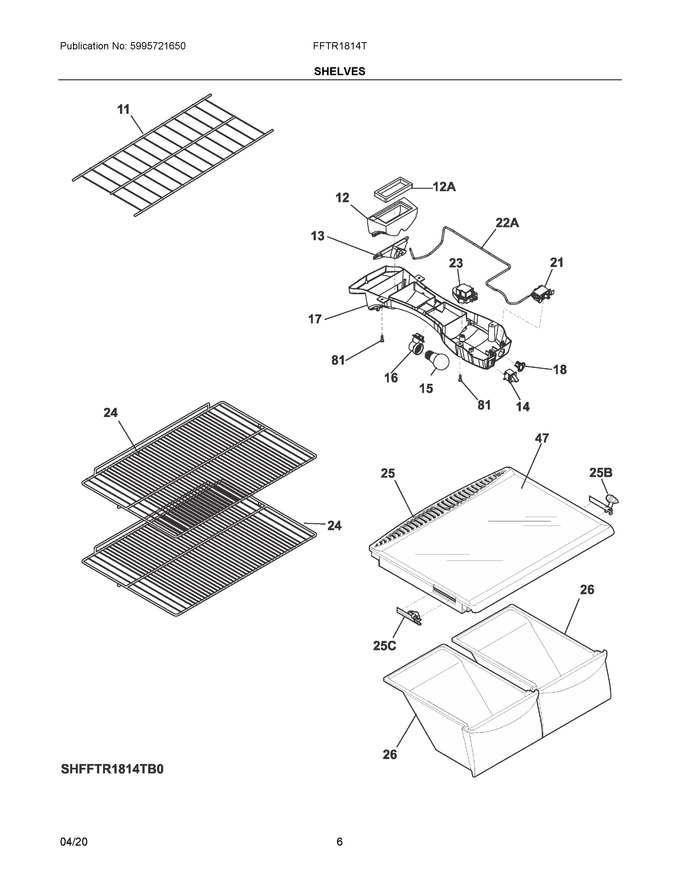 Diagram for FFTR1814TBH