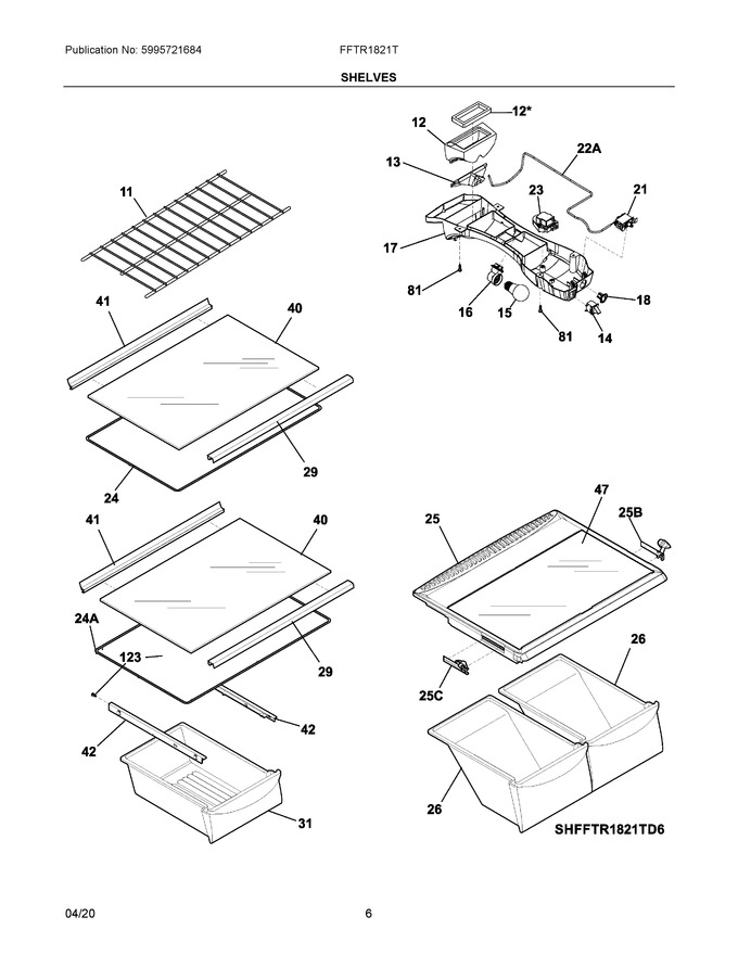 Diagram for FFTR1821TSA