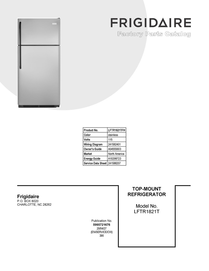 Diagram for LFTR1821TFH