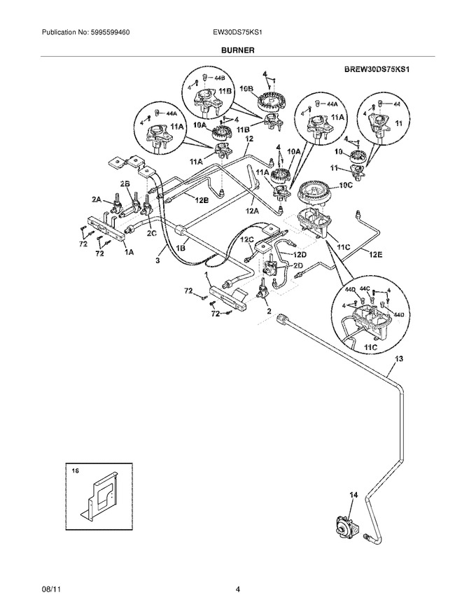 Diagram for EW30DS75KS1