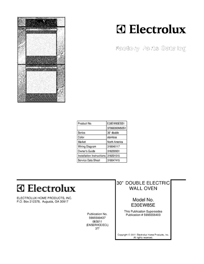 Diagram for E30EW85ESS1