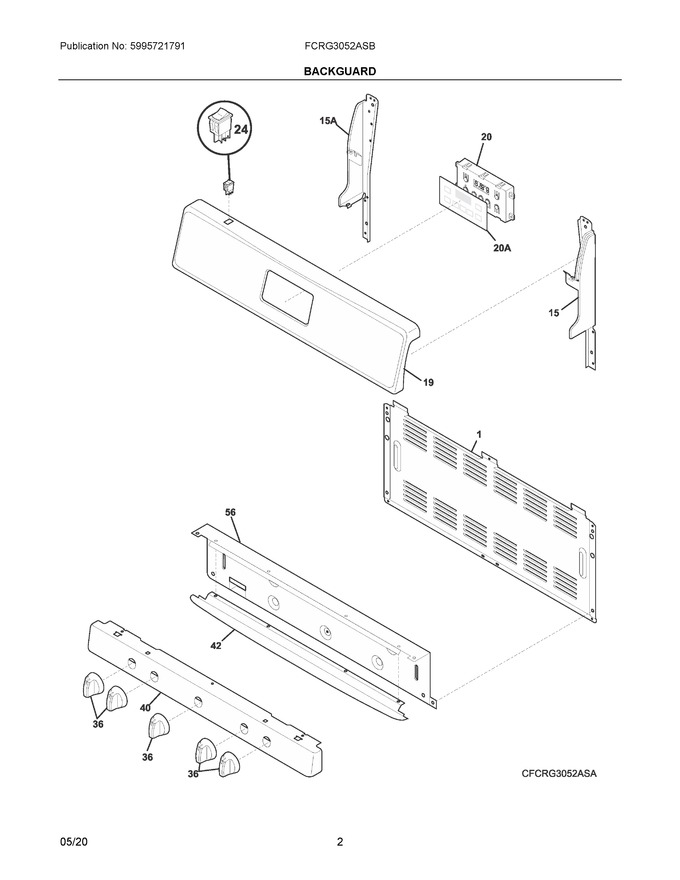 Diagram for FCRG3052ASB
