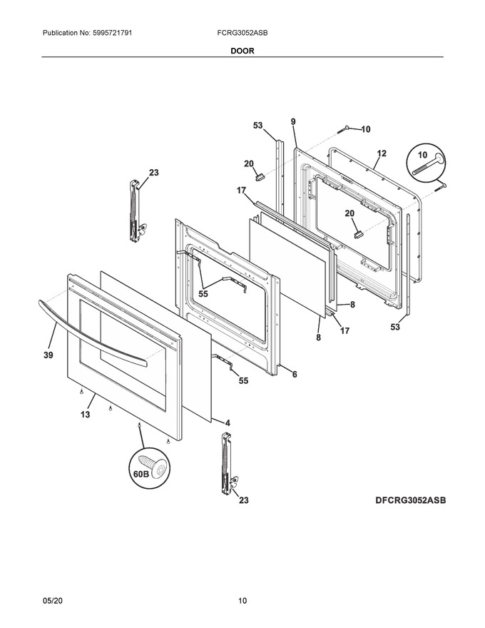 Diagram for FCRG3052ASB