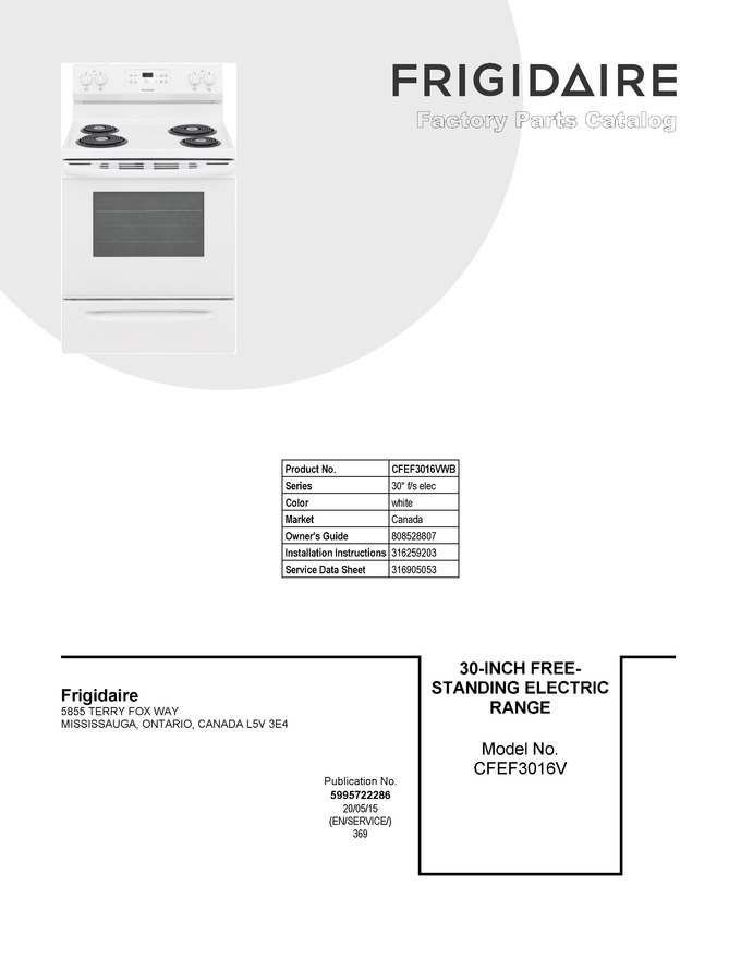 Diagram for CFEF3016VWB