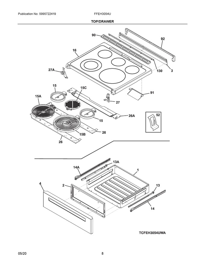 Diagram for FFEH3054UWC