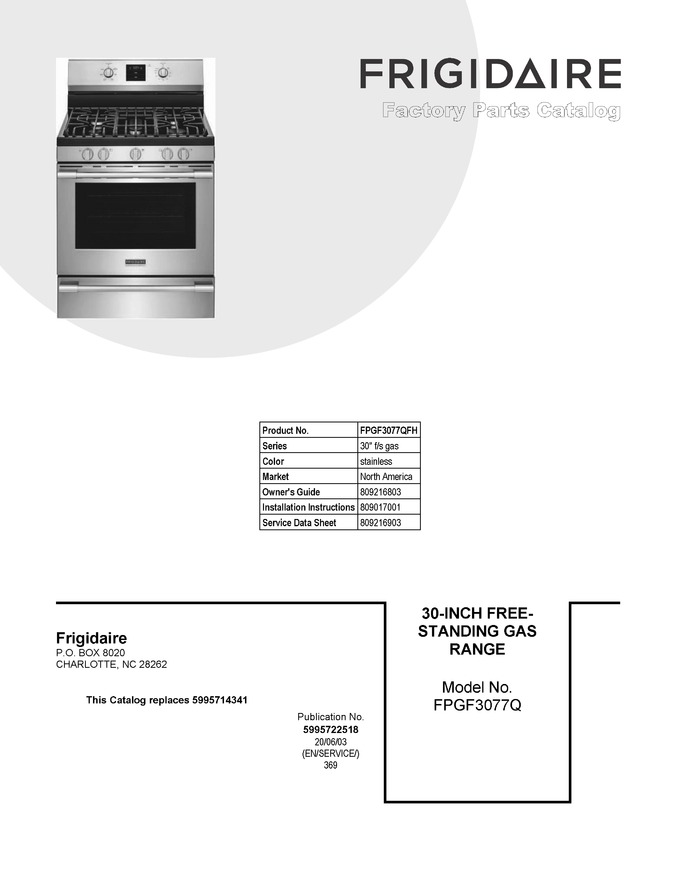 Diagram for FPGF3077QFH