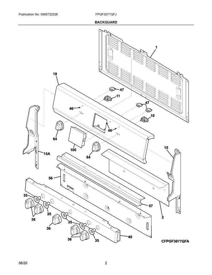 Diagram for FPGF3077QFJ