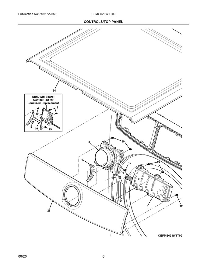 Diagram for EFMG628WTT00